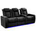 Onyx Valencia Tuscany Ultimate Edition Home Theater Seating Row of 3 Loveseat Left Width 92.25 Height 43.5 Depth 40