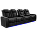 Onyx Valencia Tuscany Ultimate Edition Home Theater Seating Row of 4 Loveseat Left Width 123 Height 43.5 Depth 40