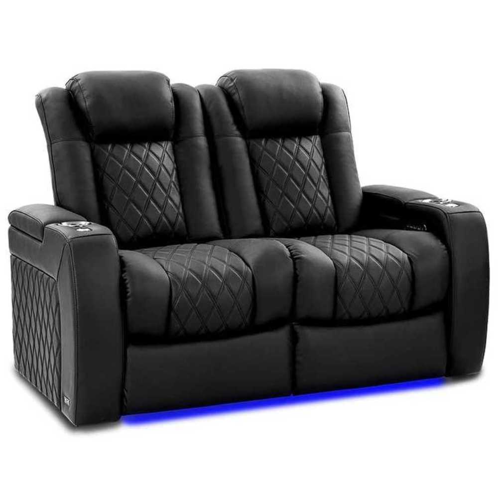 Onyx Valencia Tuscany XL Luxury Edition Home Theater Seating Row of 2 Loveseat Width 64.5 Height 46 Depth 39.5