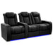 Onyx Valencia Tuscany XL Luxury Edition Home Theater Seating Row of 3 Loveseat Right Width 96.75 Height 46 Depth 39.5