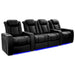 Onyx Valencia Tuscany XL Luxury Edition Home Theater Seating Row of 4 Loveseat Center Width 129 Height 46 Depth 39.5