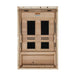 Open front view of Golden Designs Dynamic Lucca Elite 2 Person Ultra Low EMF Far Infrared Sauna showing carbon panels on the back wall and a floor heater below the bench