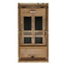 Open front view of Golden Designs Maxxus S-Line 1 Person Ultra Low EMF Far Infrared Sauna showing four carbon panels on the back wall and a heater near the floor