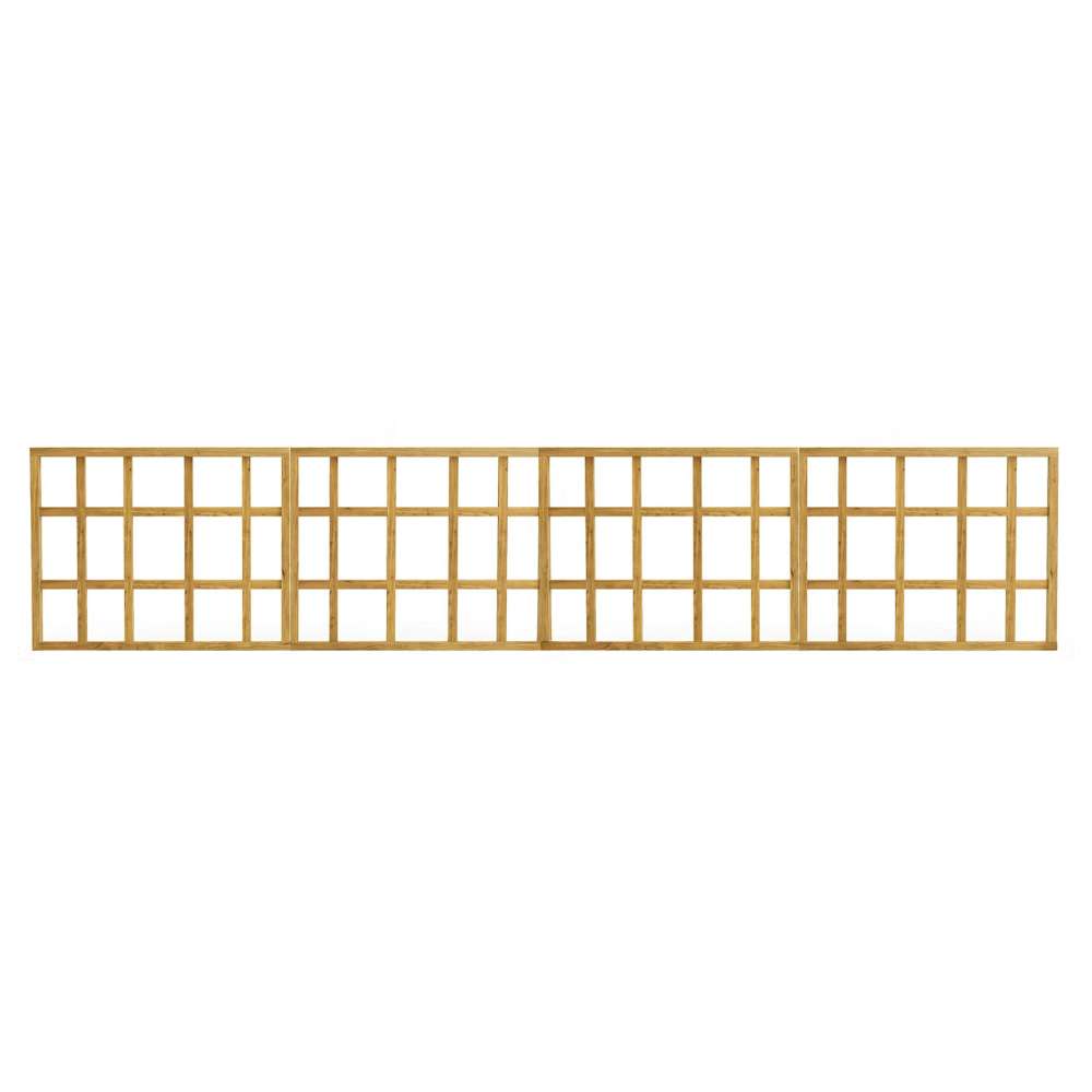 cheap wooden trellis panels Outdoor Living Today 16ft Raised Garden Bed Climbing Support — Freedom Room