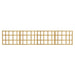 Outdoor Living Today 16ft Raised Garden Bed Climbing Support is displayed as a long row of connected wooden lattice panels forming an extended trellis wall