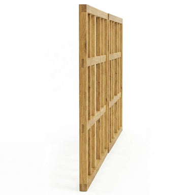 Outdoor Living Today 16ft Raised Garden Bed Climbing Support is shown as a close-up of a tall cedar lattice panel designed to help climbing plants grow upward