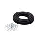 Outdoor Living Today Raised Garden Bed Auto-Watering System black irrigation hose with metal stakes