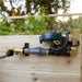 Outdoor Living Today Raised Garden Bed Auto-Watering System installed on a wooden raised garden bed