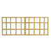 Outdoor Living Today Raised Garden Bed Climbing Support flat wooden lattice panel with square grid for vertical plant growth