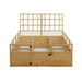 Outdoor Living Today Raised Garden Bed Climbing Support large raised bed with compartments and tall lattice trellis