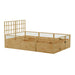 Outdoor Living Today Raised Garden Bed Climbing Support wide multi-section raised bed with rear lattice support