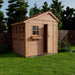 Outdoor Living Today 8×8 Sunshed Garden Shed is pictured from the side