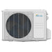 Outdoor unit of the Senville 12000 BTU Ceiling Cassette Air Conditioner - Heat Pump - SENA12HFIC is a white rectangular box with a large fan behind a grill