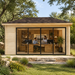 Pavilion ALU 44D Freedom Room styled as a bright daytime home office with modern furnishings and a comfortable workspace.