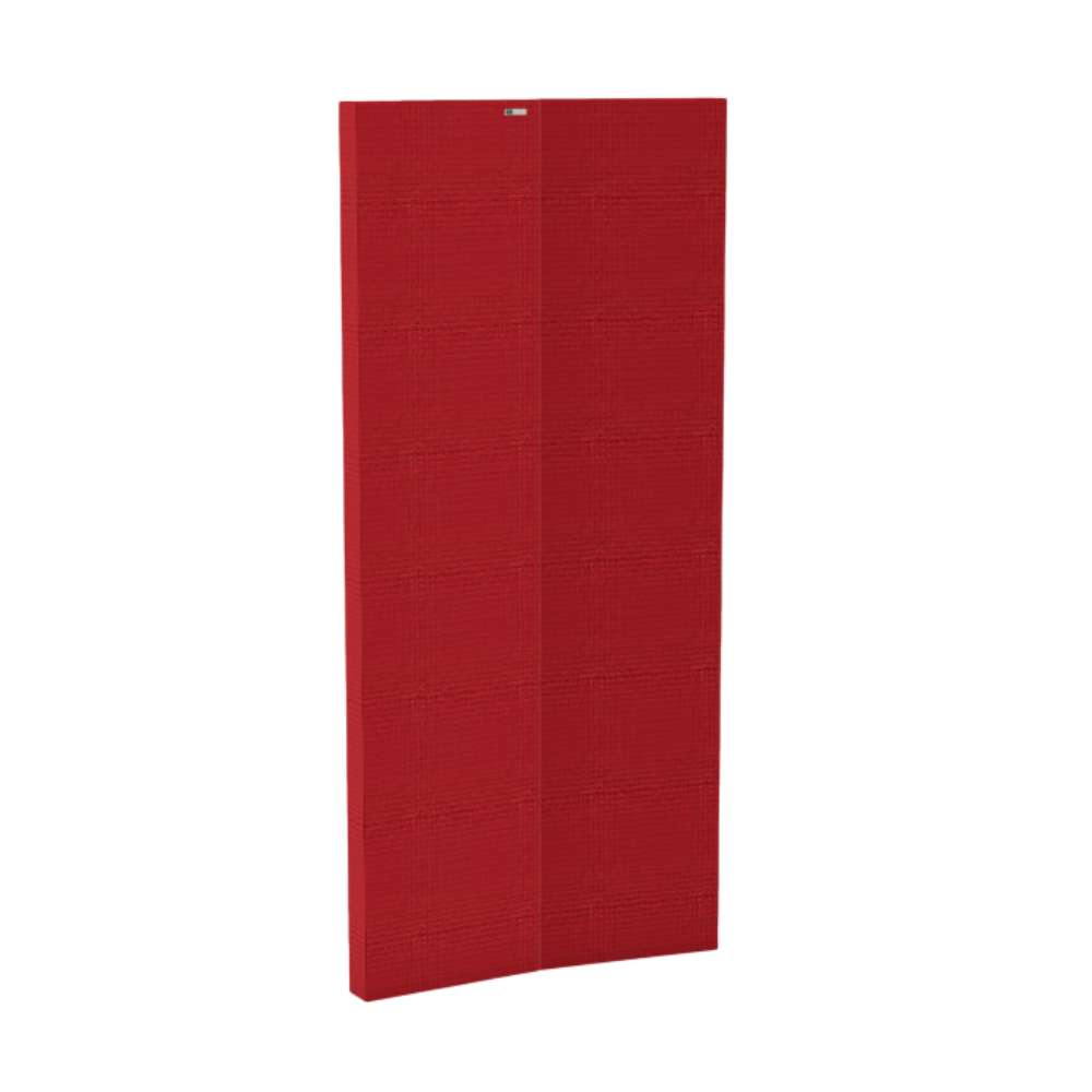 Pitlochry GIK Acoustics ScreenPanel Vocal Screen red fabric acoustic panel with a textured woven finish