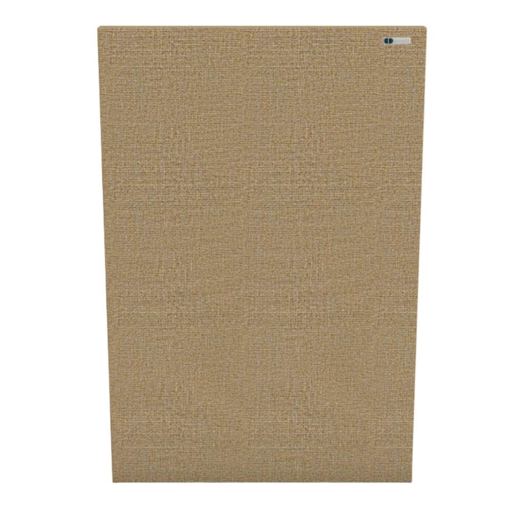 Portrait Austen GIK Acoustics FlexRange Acoustic Panel in warm beige fabric with a textured surface for sound absorption and acoustic control