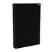 Portrait Black GIK Acoustics Classic Bass Trap in black fabric finish for reducing low-frequency sound buildup