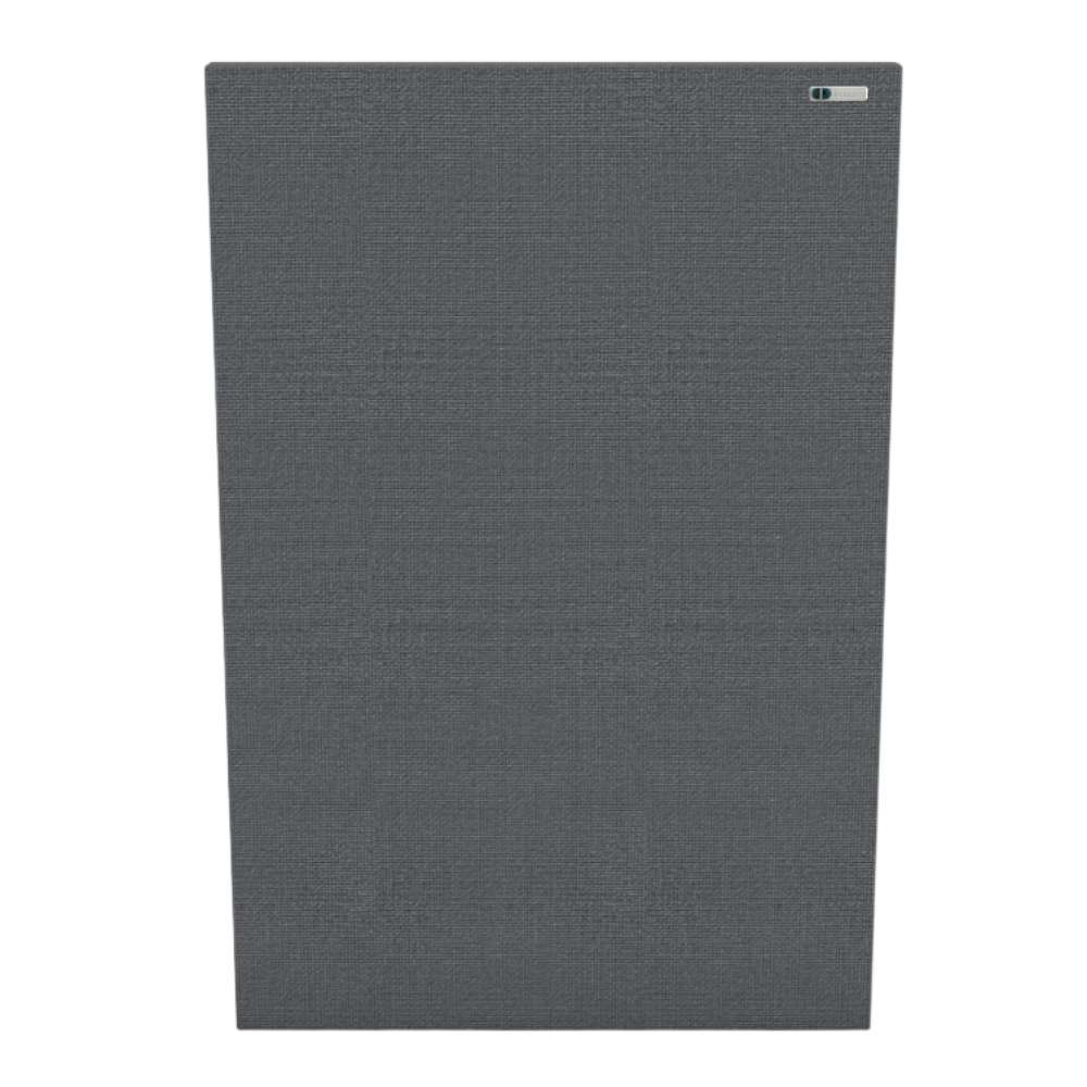 Portrait Chaucer GIK Acoustics FlexRange Acoustic Panel in medium gray fabric with a clean textured finish for acoustic treatment