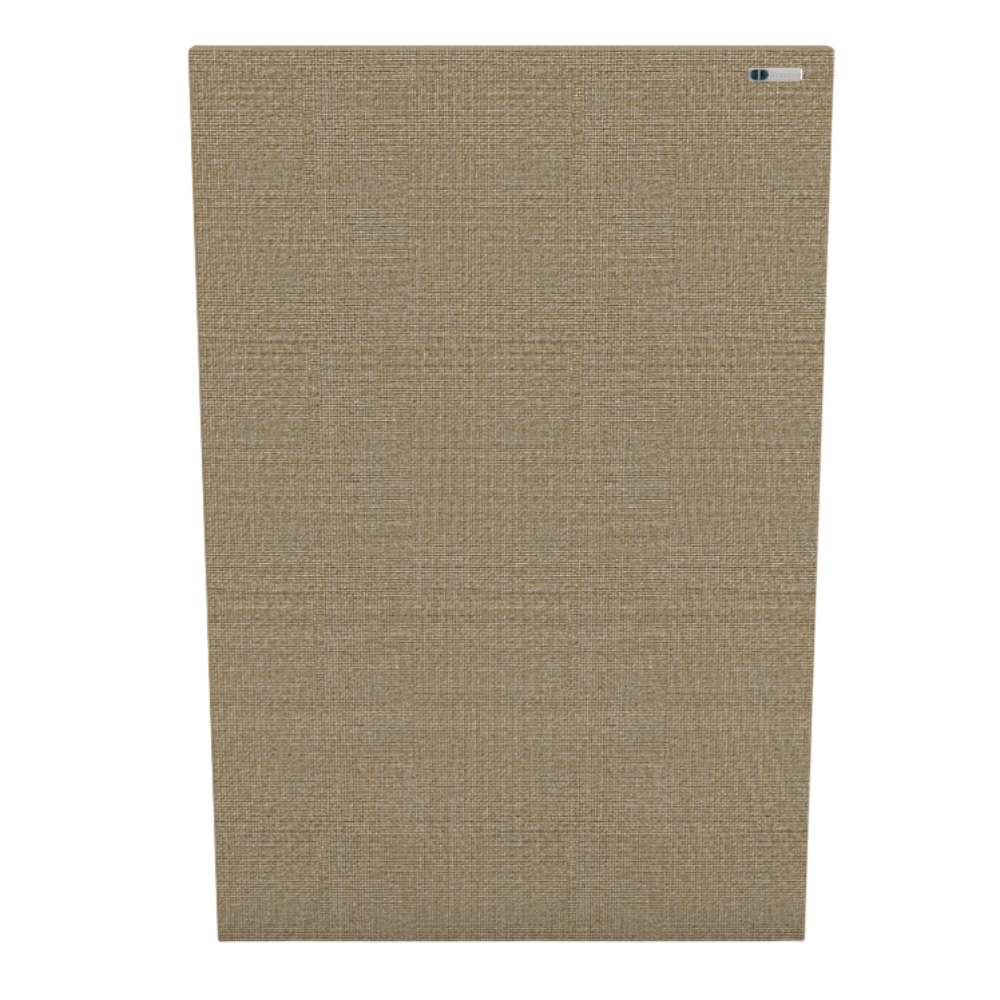 Portrait Lomond GIK Acoustics Classic Acoustic Panel in sandy beige fabric, shown as a rectangular wall panel for sound absorption