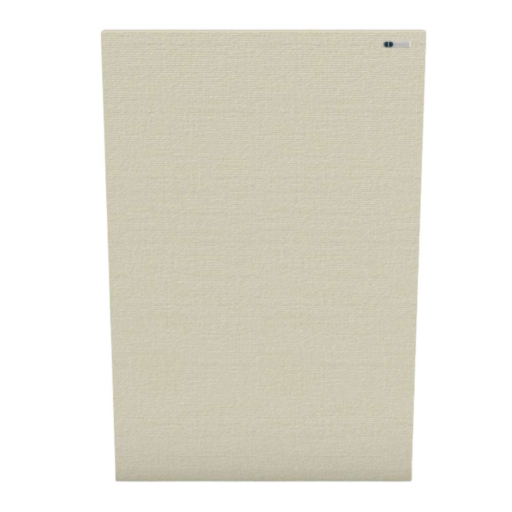 Portrait Off-White GIK Acoustics Classic Acoustic Panel in soft off-white fabric, featuring a clean rectangular shape with a woven texture