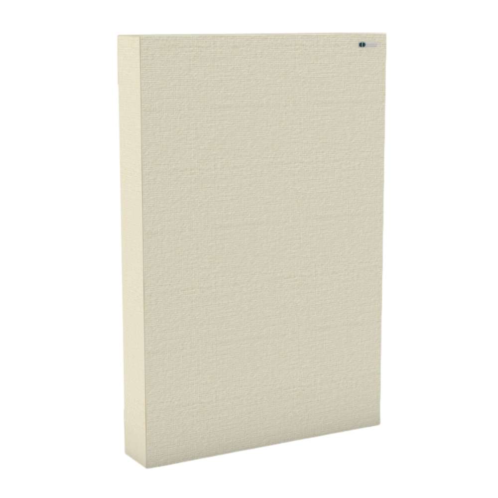 Portrait Off-White GIK Acoustics Classic Bass Trap in off-white fabric finish for clean bass absorption and sound control