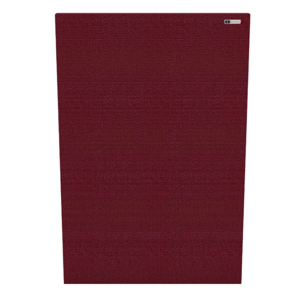 Portrait Tummel GIK Acoustics FlexRange Acoustic Panel in rich burgundy fabric that helps reduce echo while adding a bold accent