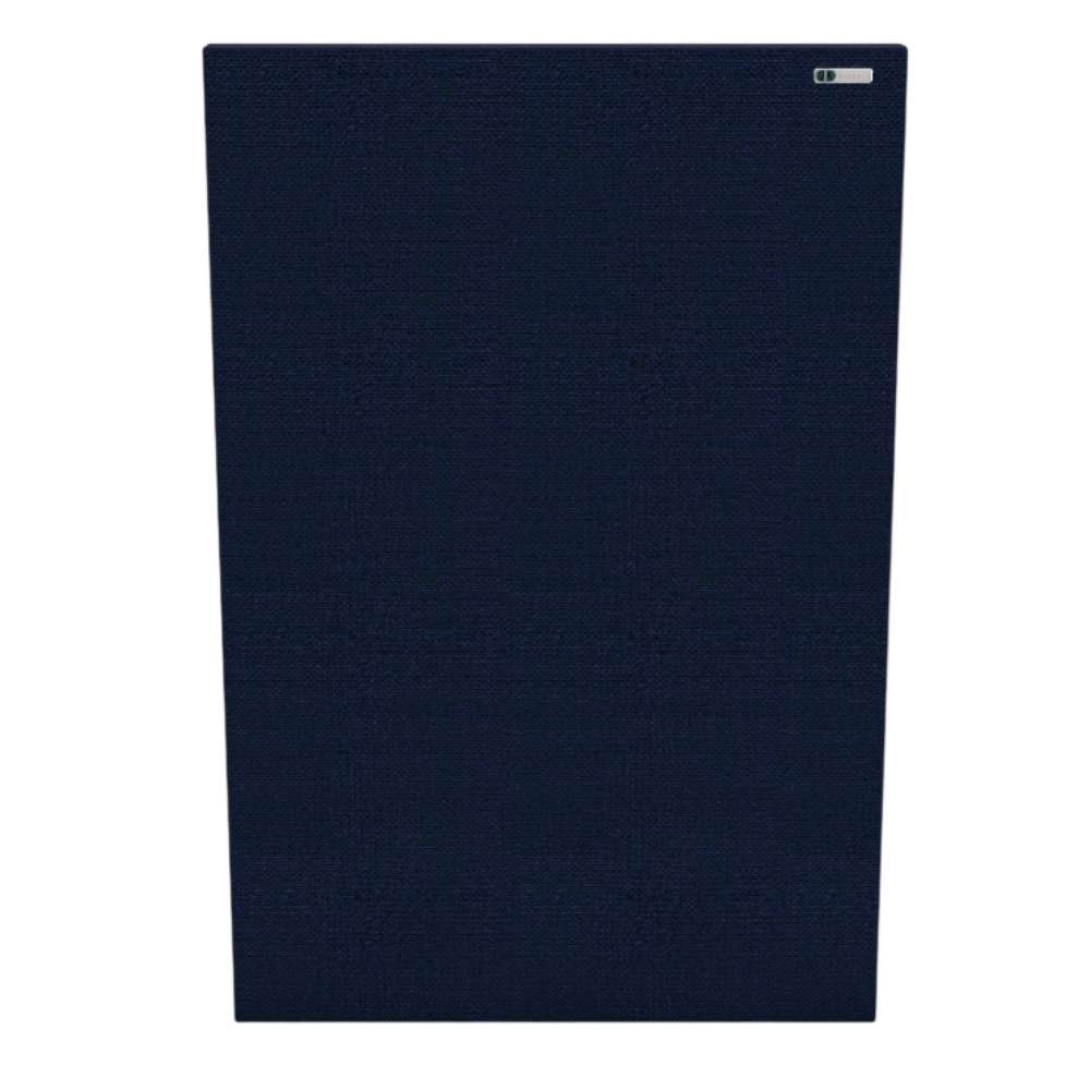 Portrait Walten GIK Acoustics Classic Acoustic Panel in dark navy blue fabric, shown as a rectangular acoustic treatment panel