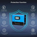 Protection features of Sun Gold Power 60 Amp MPPT Solar Charge Controller, including overload, reverse polarity, and short-circuit protection