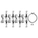 Pulley Kit Tenshon Rectangle Shade Sail pulley kit with ropes, pulleys, cable, and mounting hardware for shade sail installation