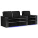 Raven Valencia Naples Elegance Home Theater Seating Row of 3 Loveseat Left Width 93 Height 37 Depth 35.5