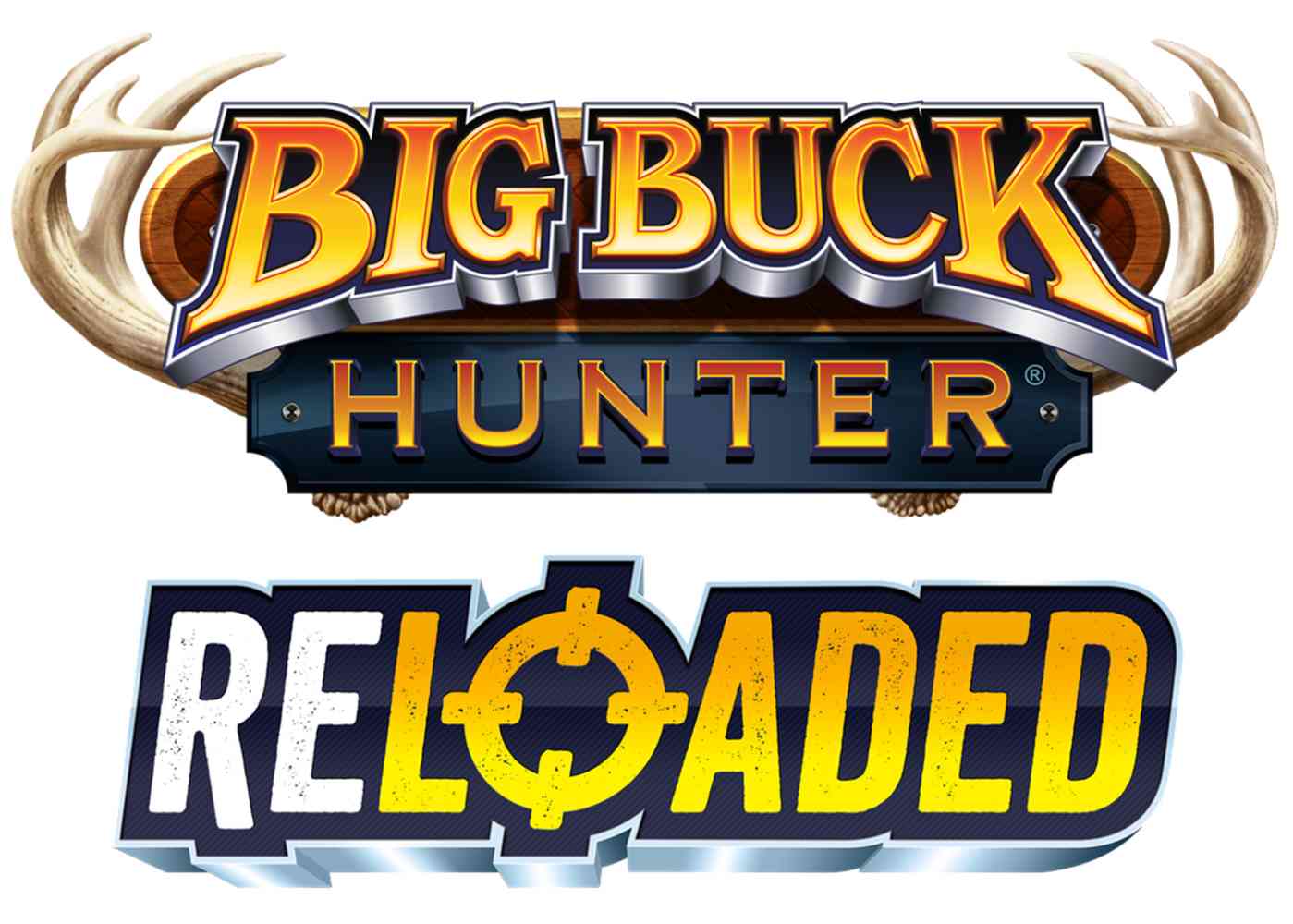 Raw Thrills Big Buck Hunter Reloaded Arcade Machine Logo