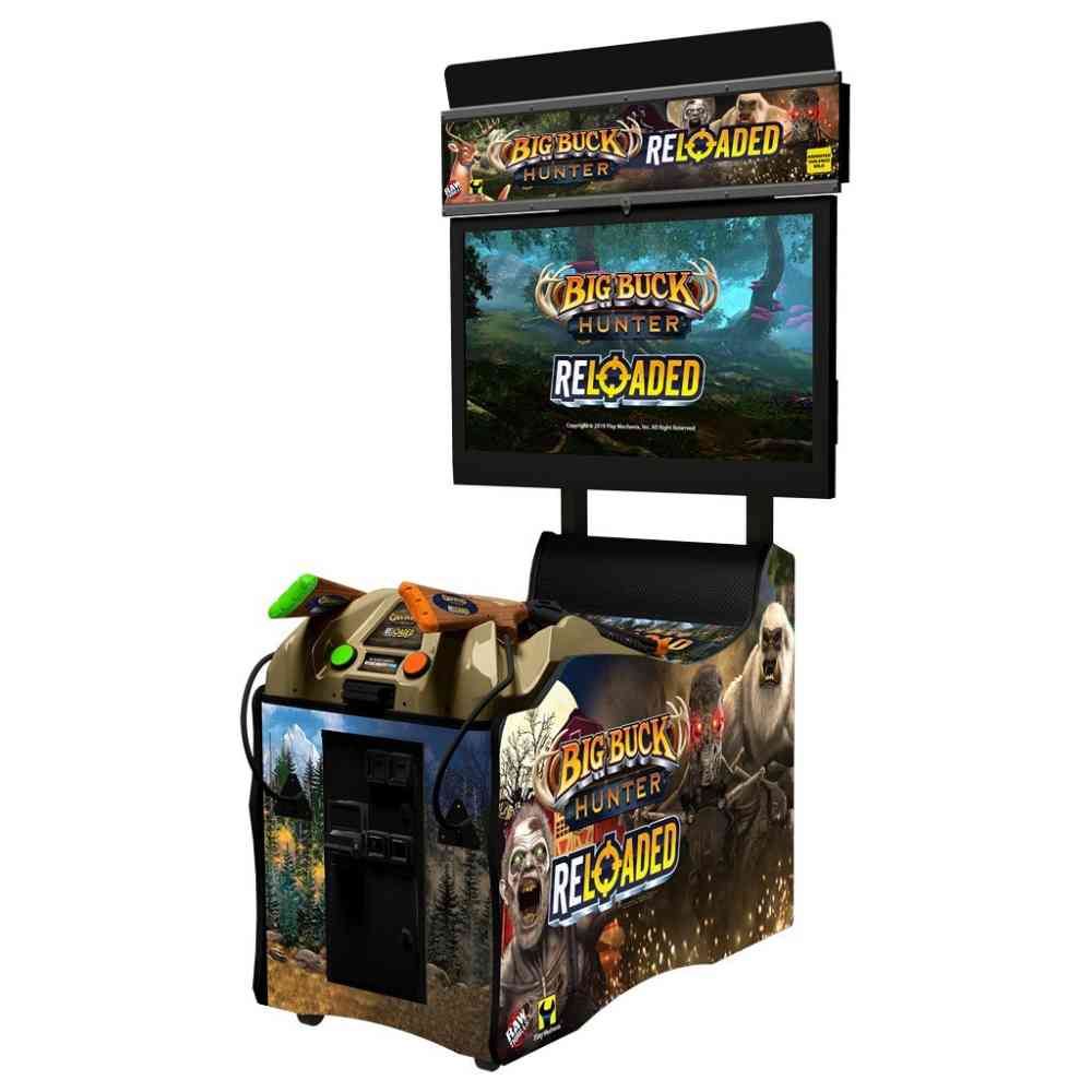 Raw Thrills Big Buck Hunter Reloaded Arcade Machine Panorama Version