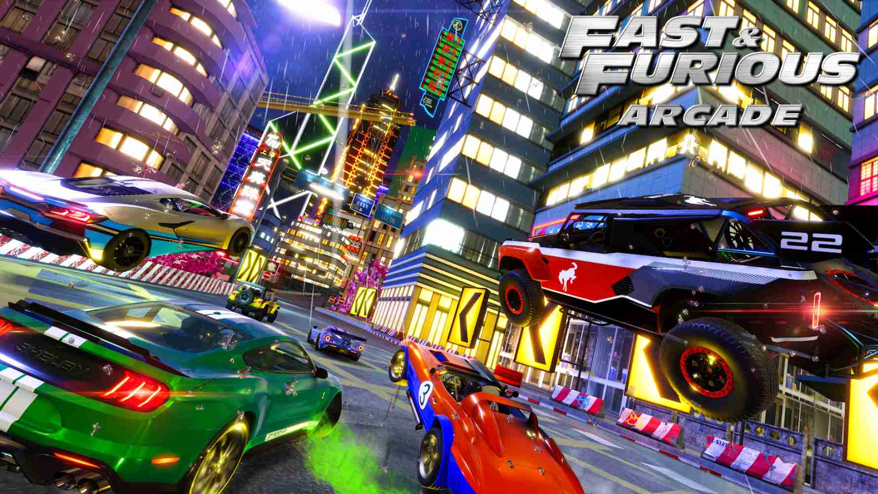 Raw Thrills Fast & Furious Arcade Machine-Freedom Room