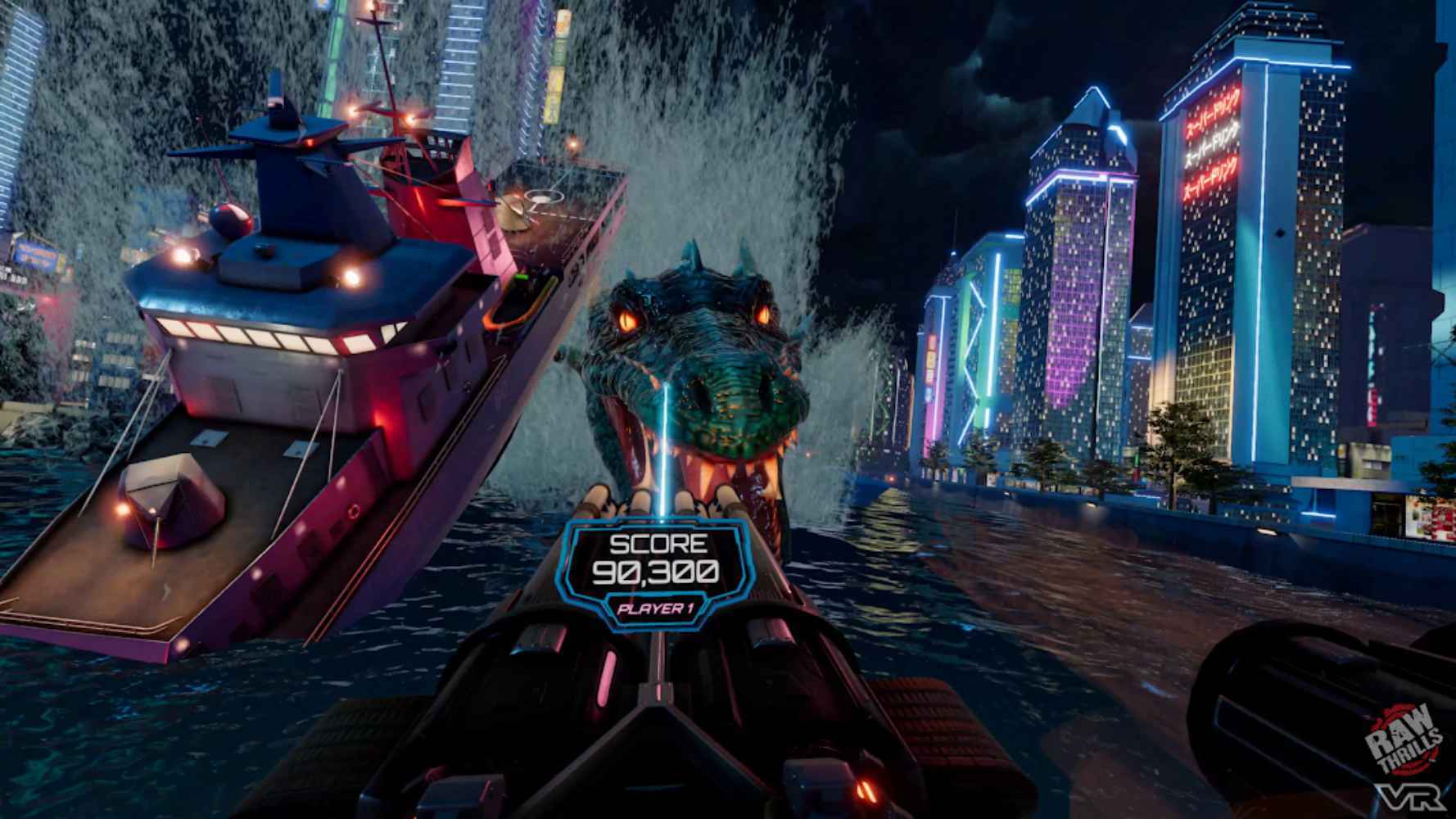 Raw Thrills Godzilla Kaiju Wars VR Arcade Machine-Freedom Room