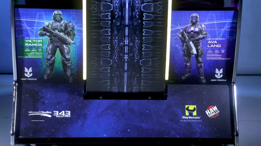 Raw Thrills Halo Fireteam Raven Arcade Machine-Freedom Room