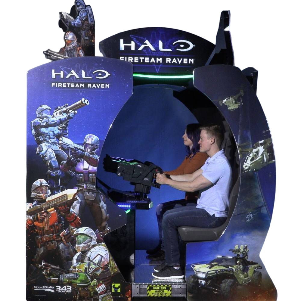 Raw Thrills Halo Fireteam Raven Arcade Machine-Freedom Room