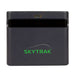 Rear view of SKYTRAK ST MAX Launch Monitor showing a horizontal sensor opening and green SKYTRAK logo