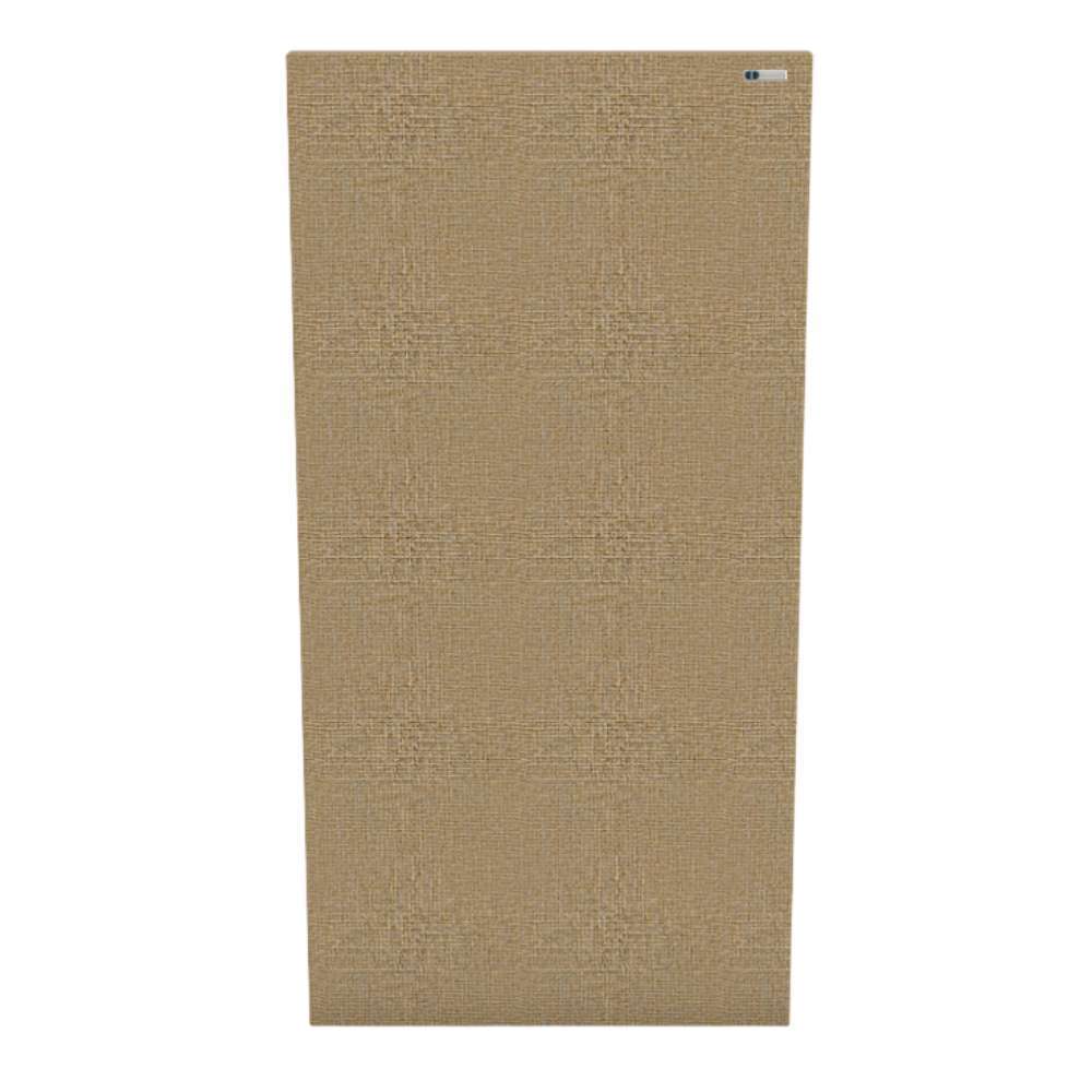 Rectangle Austen GIK Acoustics Classic Acoustic Panel in warm beige fabric, shown as a tall rectangular sound-absorbing wall panel