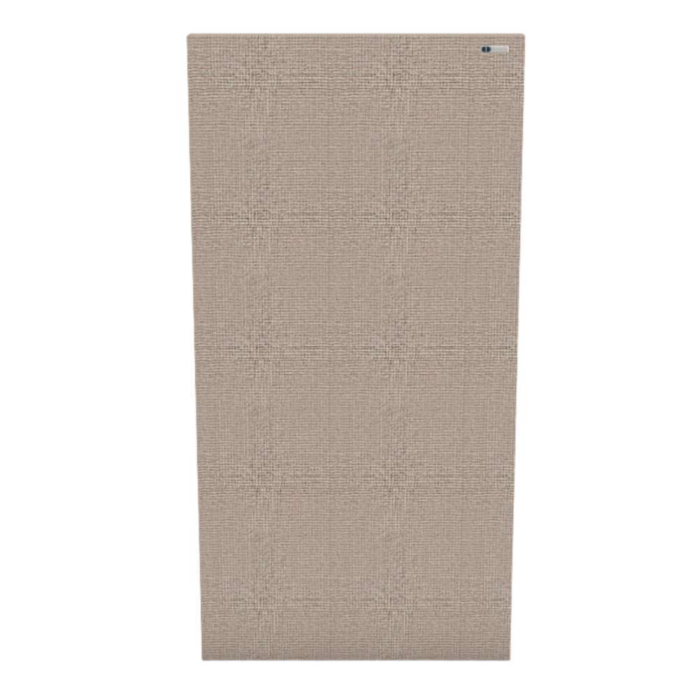 Rectangle Clan GIK Acoustics FlexRange Acoustic Panel in light taupe fabric that blends into interiors while helping control sound reflections