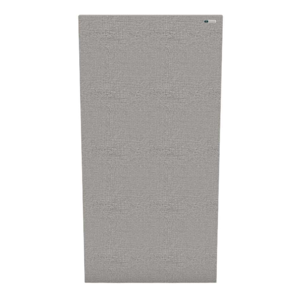Rectangle Glass GIK Acoustics Classic Acoustic Panel in light gray fabric, shown as a tall rectangular panel with a subtle woven texture