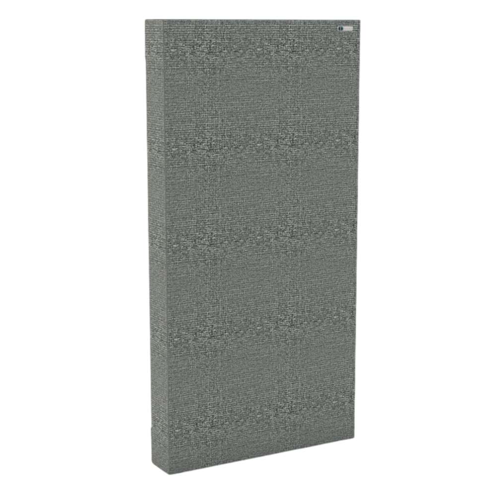 Rectangle Lead GIK Acoustics Classic Bass Trap in dark gray fabric finish for professional bass absorption