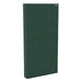 Rectangle Lora GIK Acoustics Classic Bass Trap in deep green fabric finish for bass absorption and room acoustic treatment