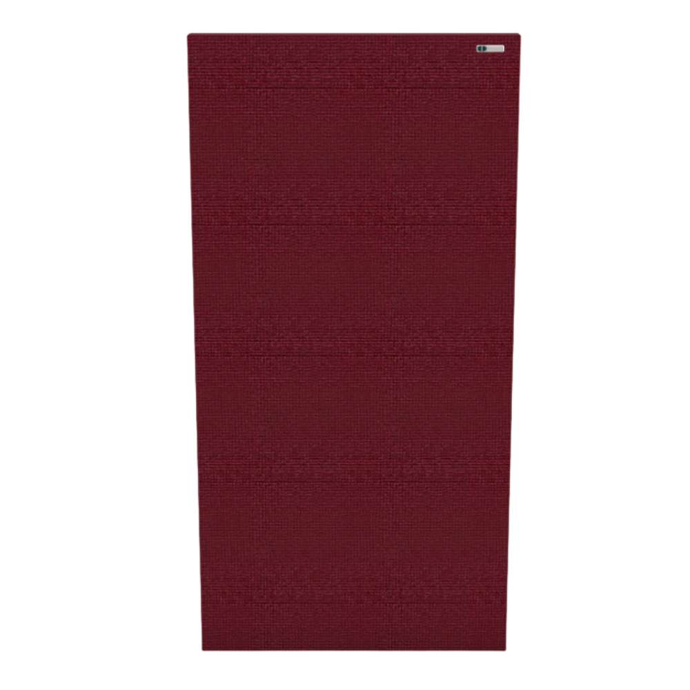 Rectangle Tummel GIK Acoustics FlexRange Acoustic Panel in rich burgundy fabric that helps absorb sound and reduce room echo