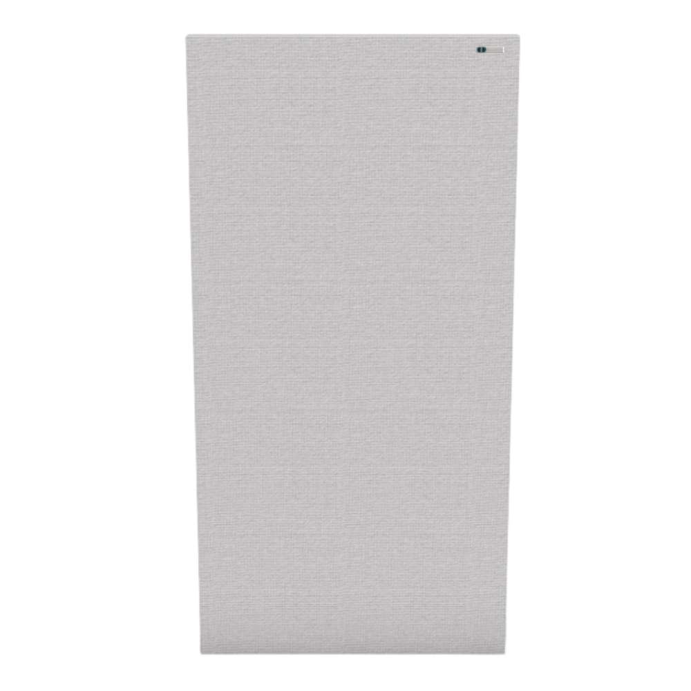 Rectangle White GIK Acoustics Classic Acoustic Panel in bright white fabric, featuring a tall rectangular sound-absorbing wall panel