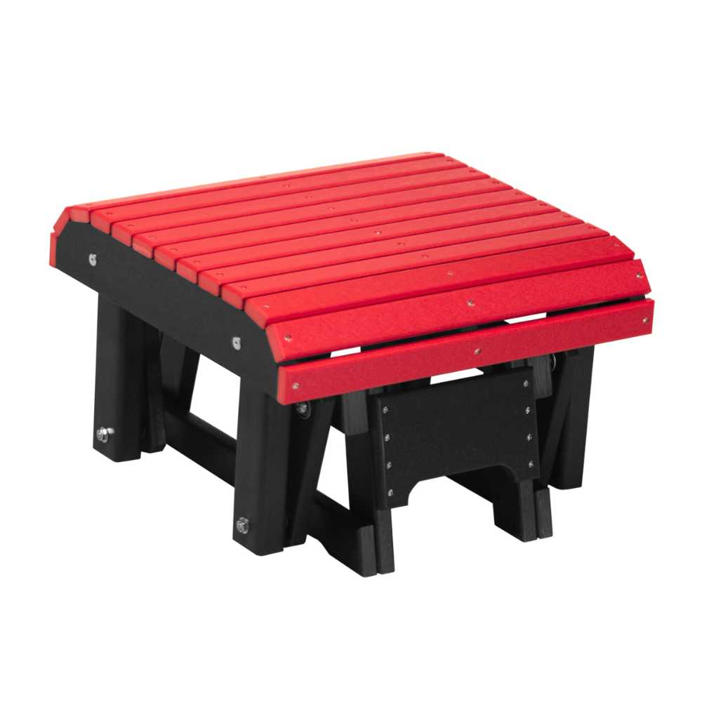 Red and Black LuxCraft Glider Footrest