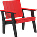 Red and Black LuxCraft Urban Chat Chair