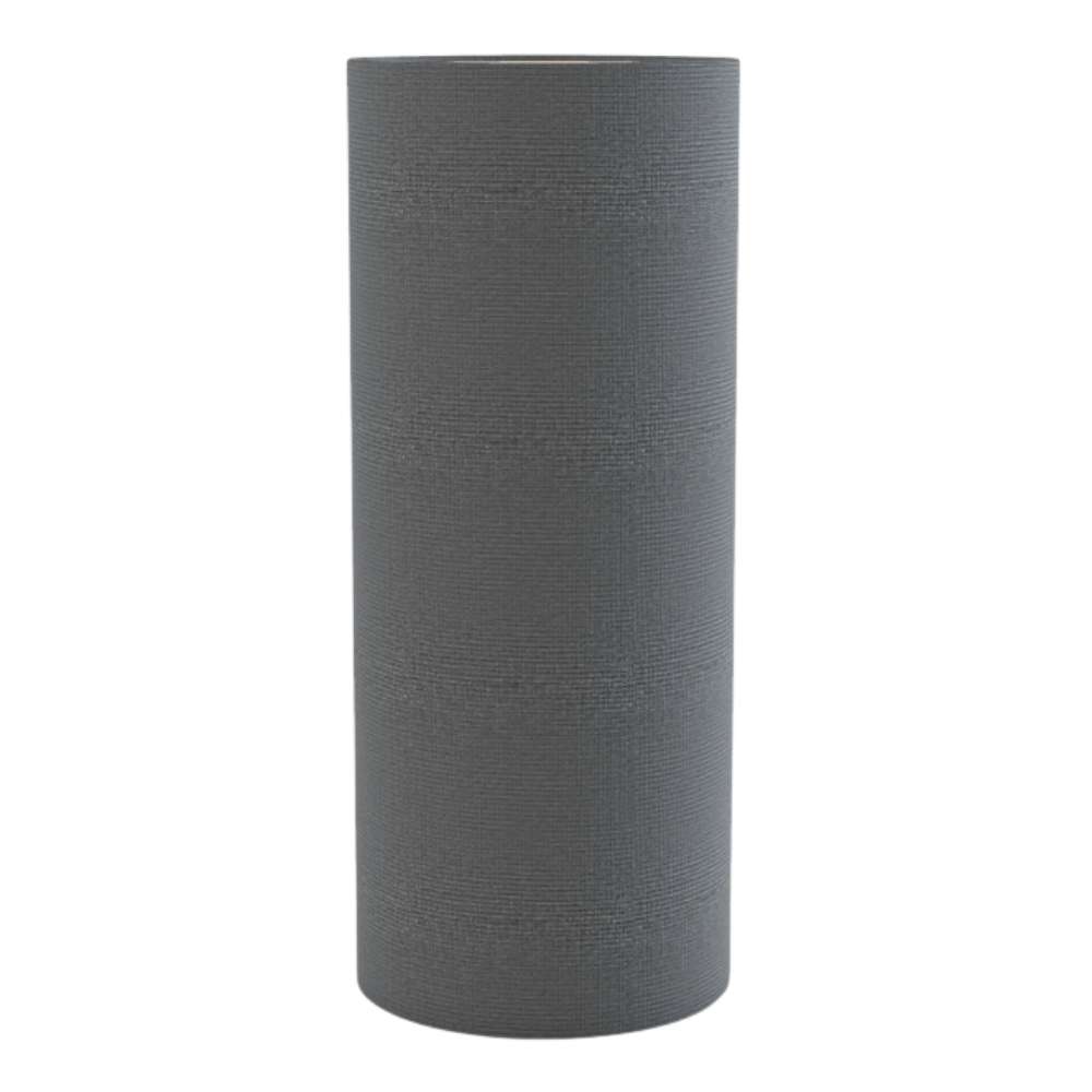 Regular Chaucer GIK Acoustics TurboTrap™ Cylindrical Bass Trap in gray fabric for reducing bass buildup and echoes
