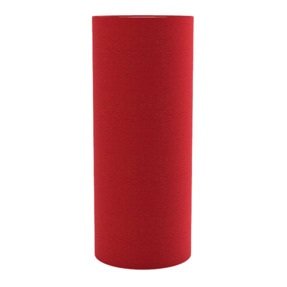 Regular Pitlochry GIK Acoustics TurboTrap™ Cylindrical Bass Trap in bright red fabric for effective bass management