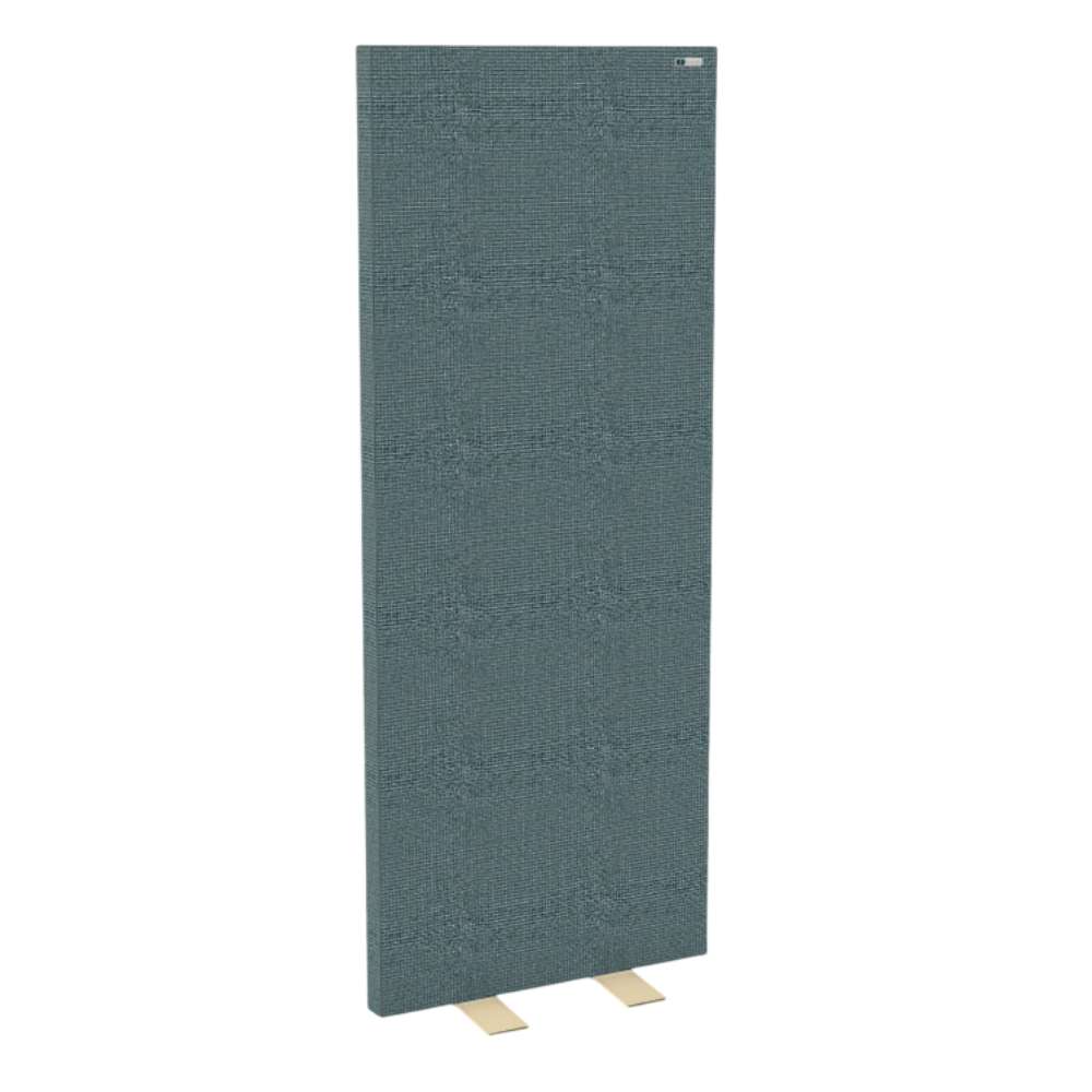 Ronay GIK Acoustics FreeStand Acoustic Panel in a muted blue-gray fabric finish for managing room reflections and noise