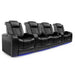 Row of 4 Loveseat Center Width 123 Height 43.5 Depth 40 Valencia Tuscany Home Theater Seating